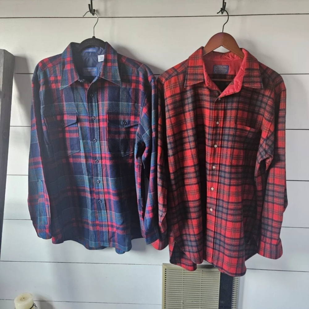 Pendelton shirts.